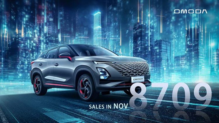 Chery OMODA 5 Catat Penjualan Global Sebanyak 8.709 Unit atau Meningkat 15%