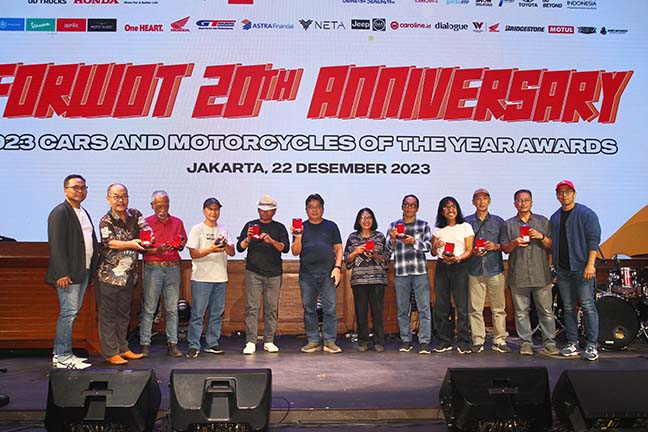 Inilah Daftar Pemenang FORWOT Cars dan Motorcycle of The Year 2023