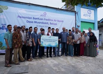 Peringati Hari Air Sedunia, Asuransi Astra Bangun dan Resmikan Sarana Air Bersih di Desa Muarabakti, Bekasi