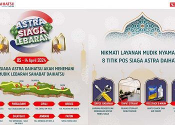 71 Bengkel dan 8 Pos Siaga Siap Temani Perjalanan Mudik Sahabat Daihatsu