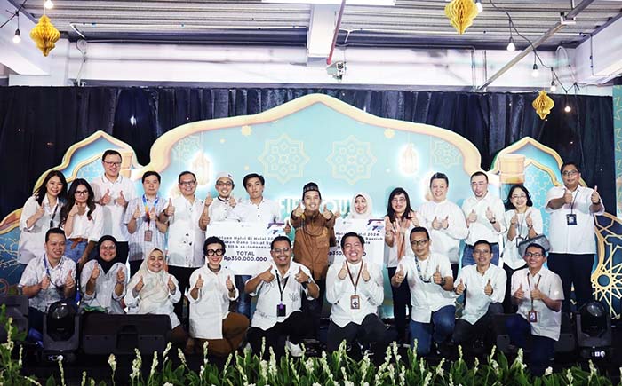35 Panti Asuhan Bersama Ustadz Maulana Semarakkan Halal bi Halal FIFGROUP