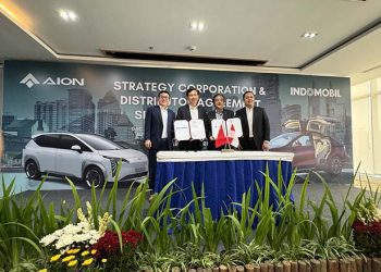 INDOMOBIL Bermitra dengan GAC Group dalam Mendistribusikan Kendaraan Penumpang Listrik GAC Aion di Indonesia