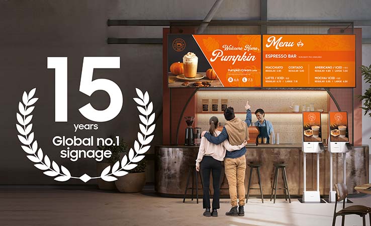Samsung Dinobatkan Peringkat Pertama di Pasar Digital Signage Global selama 15 Tahun Berturut-turut