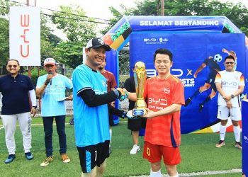BYD Gelar Turnamen Mini Soccer untuk Jurnalis
