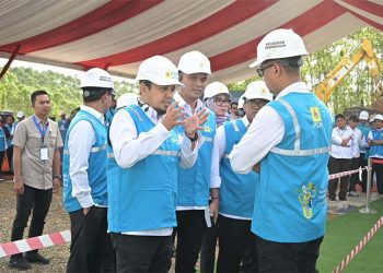 PLN Icon Plus Bersama PLN Melakukan Groundbreaking Telecommunication and Digital Centre di IKN