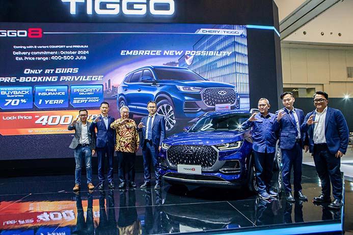 Kini Chery TIGGO 8 SUV Premium 7-seaters Sudah Dapat Dipesan di GIIAS 2024