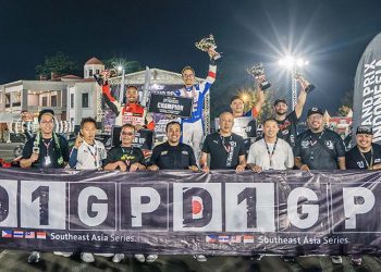 Drifter Subaru Garasi Drift Team Raih Posisi Puncak D1GP South East Asia 2024