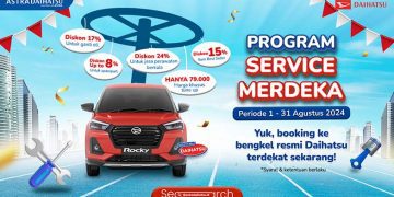 Rayakan HUT RI ke-79, Daihatsu Berikan Promo Service Merdeka