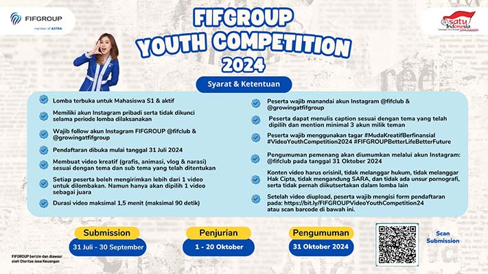 FIFGROUP Kembali Gelar Video Youth Competition 2024
