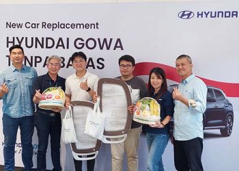Akibat Mobil Tabrakan, Pelanggan Hyundai Gowa Langsung Mendapat Penggantian Mobil Baru