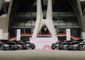Dukung Perayaan HUT RI, Mercedes-Benz Mengirimkan Kendaraan Listrik ke Ibu Kota Nusantara