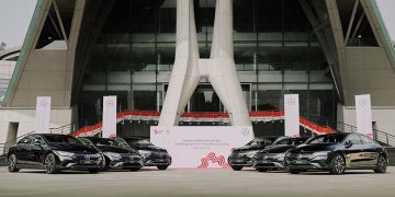 Dukung Perayaan HUT RI, Mercedes-Benz Mengirimkan Kendaraan Listrik ke Ibu Kota Nusantara