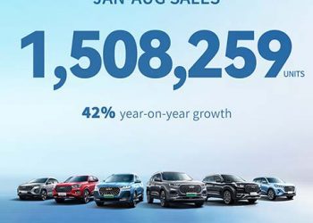Chery Group Catat Penjualan Tembus 1,5 Juta Hingga Bulan Agustus 2024