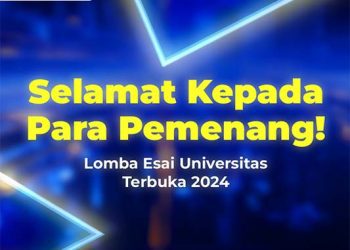 Universitas Terbuka Umumkan Juara 6 Besar Finalis Lomba Esai Nasional 2024