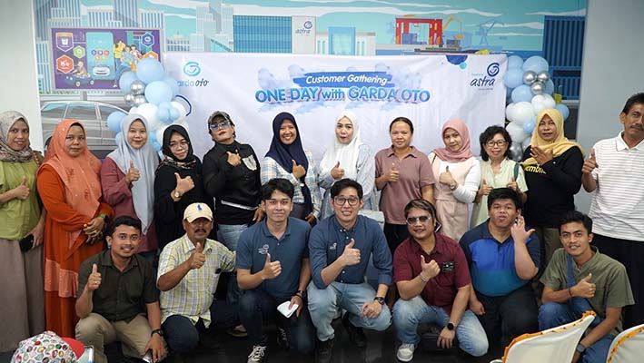 Customer Gathering Garda Oto Makassar Berikan Literasi Keuangan, Inspeksi Kendaraan, dan Mini MCU