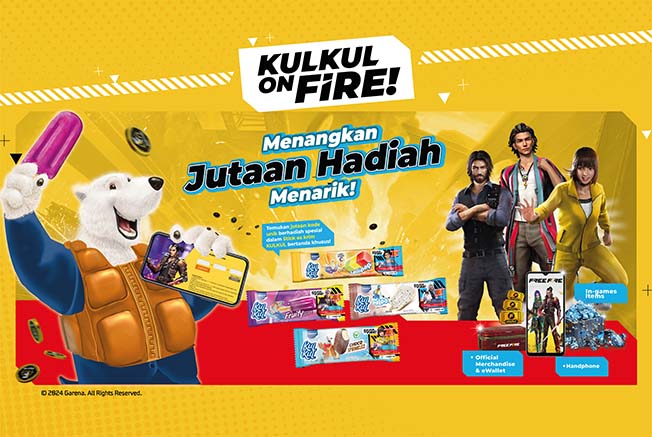 Indofood Ice Cream Kul Kul X Free Fire Berikan Sensasi dan Petualangan Epik Bagi Penggemar Game dan Ice Cream