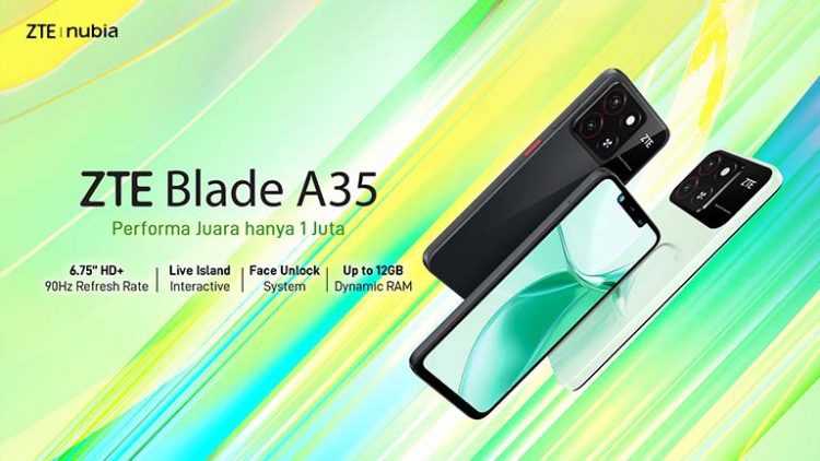 ZTE Luncurkan Blade A35 dengan Fitur Esensial pada Harga Paling Terjangkau