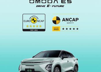 OMODA E5 Raih Sertifikasi Bintang Lima di Euro NCAP dan Australasian NCAP