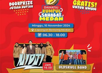 Kota Medan Jadi Seri Pamungkas Rangkaian Acara Daihatsu Kumpul Sahabat 2024