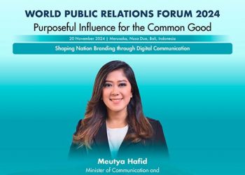Menkomdigi Akan Jadi Pembicara di World Public Relations Forum 2024 di Bali