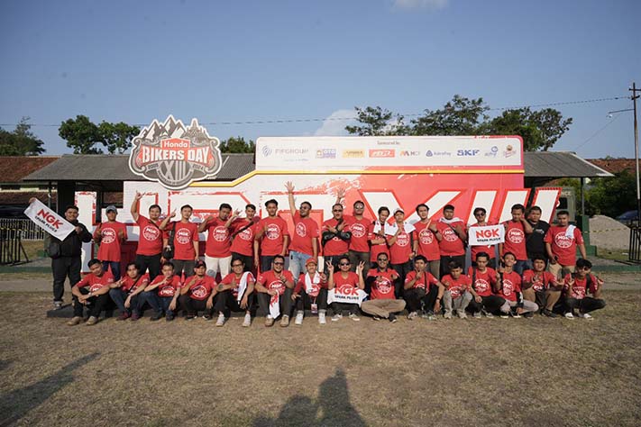 NGK Busi Hadir di acara Honda Bikers Day 2024