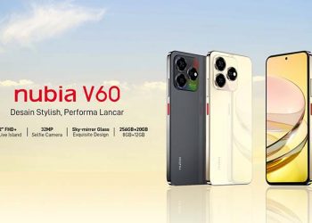 nubia V60: kinerja dan kecanggihan dalam desain super elegan
