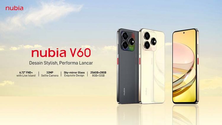 nubia V60: kinerja dan kecanggihan dalam desain super elegan