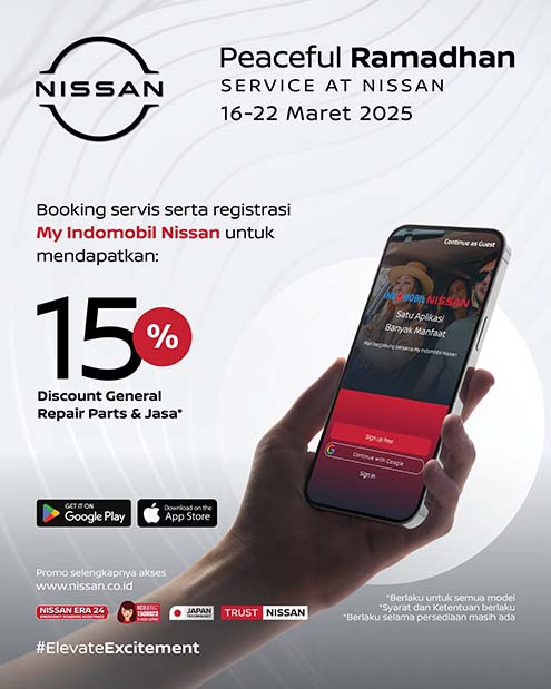 Nissan Perpanjang Promo Servis Ramadhan hingga 22 Maret 2025