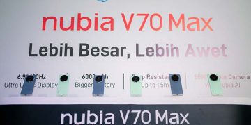 nubia V70 Max Hanya 1 jutaan, Lebih Besar, Lebih Kuat dan Lebih Terjangkau