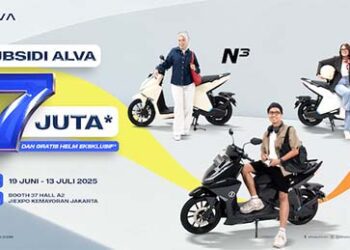 Motor Listrik ALVA Berikan  Subsidi  7 Juta Rupiah di Pekan Raya Jakarta 2025