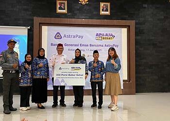 AstraPay Gelar #APAAJABi5aSehat di Bekasi, 300 Anak Dapat Bubur Bergizi