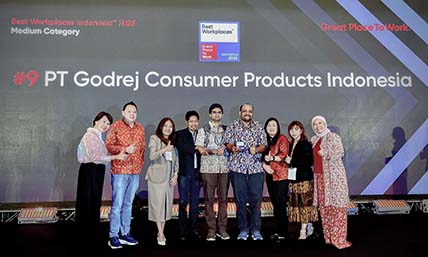 Godrej Consumer Products Indonesia Raih Best Workplace 2025