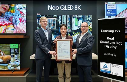 Samsung TV Tersertifikasi TÜV Rheinland: “Real Quantum Dot”
