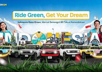 Green SM Siapkan Hadiah Tiga Unit Mobil Listrik Vinfast VF3 untuk Rayakan 80 Tahun Kemerdekaan RI