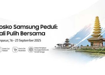 Samsung Peduli, Bantu Warga Bali Pulih Pasca Bencana Banjir