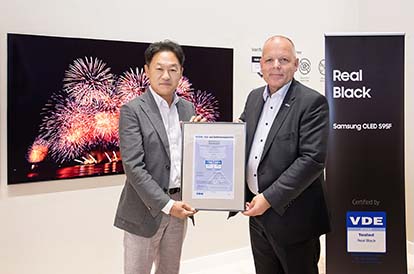 TV OLED Samsung 2025 Raih Sertifikasi Real Black VDE