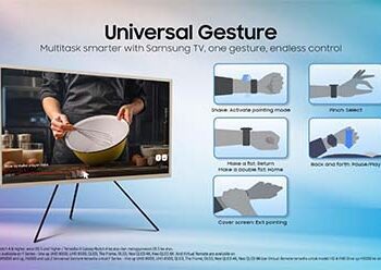 Tanpa Remote, Kontrol TV Samsung Pakai Gerakan Tangan