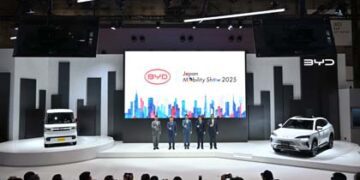 BYD Luncurkan BYD RACCO dan BYD SEALION 6 DM-i di Japan Mobility Show 2025