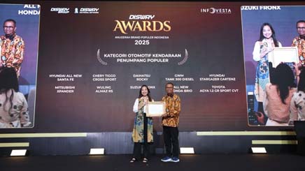 Honda Brio Raih Penghargaan City Car Top of Mind di Ajang Disway Awards 2025
