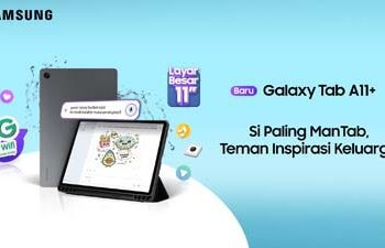 Galaxy Tab A11+, Tablet 5G Dua Jutaan Bawa Layar Luas dan AI
