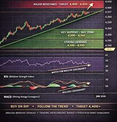 Market Outlook 2026: Gold, Nasdaq, dan SPX (S&P 500)