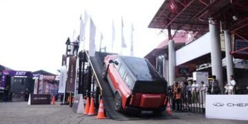 Chery Ajak Masyarakat Uji Nyali Test Ride J6 & J6T hingga Kemiringan 35 Derajat di Adventure Park IIMS 2026