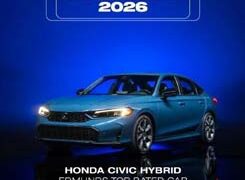Honda Civic Hybrid Raih Edmunds Top Rated Car Award 2026 di Amerika Serikat