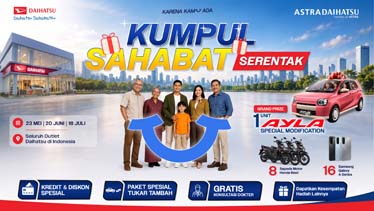 Datang Buat Lihat Mobil, Pulang Bisa Bawa Ayla Spesial, Ini yang Bikin Acara Daihatsu Diserbu Warga