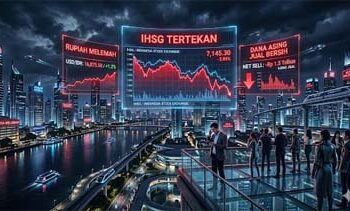 IHSG Masih Tertekan, Rupiah Melemah dan Asing Terus Jual Saham