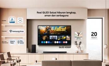 Samsung Real TV QLED Q5F 43 Inci Solusi Hiburan All-in-One di Rumah Hanya Rp3-4 Jutaan