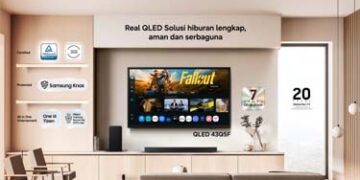 Samsung Real TV QLED Q5F 43 Inci Solusi Hiburan All-in-One di Rumah Hanya Rp3-4 Jutaan