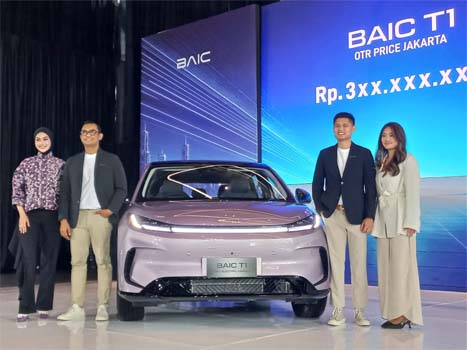 BAIC T1 Resmi Meluncur, BAIC Bidik Penjualan 1.000 Unit dan Kuasai Pasar EV Premium
