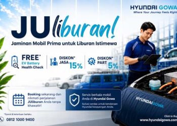 Liburan Sekolah Makin Tenang, Hyundai Gowa Beri Cek Baterai Gratis dan Diskon Servis