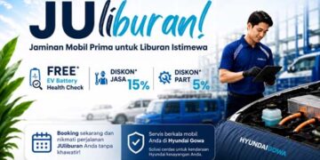 Liburan Sekolah Makin Tenang, Hyundai Gowa Beri Cek Baterai Gratis dan Diskon Servis
